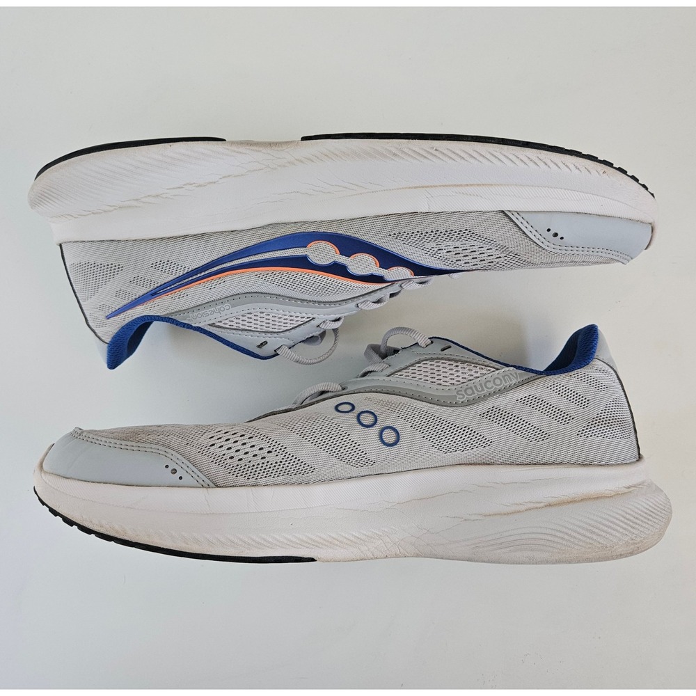 Saucony Cohesion 18 Shoes Men's Size 12 Gray Blue Running Activewear S21034-216